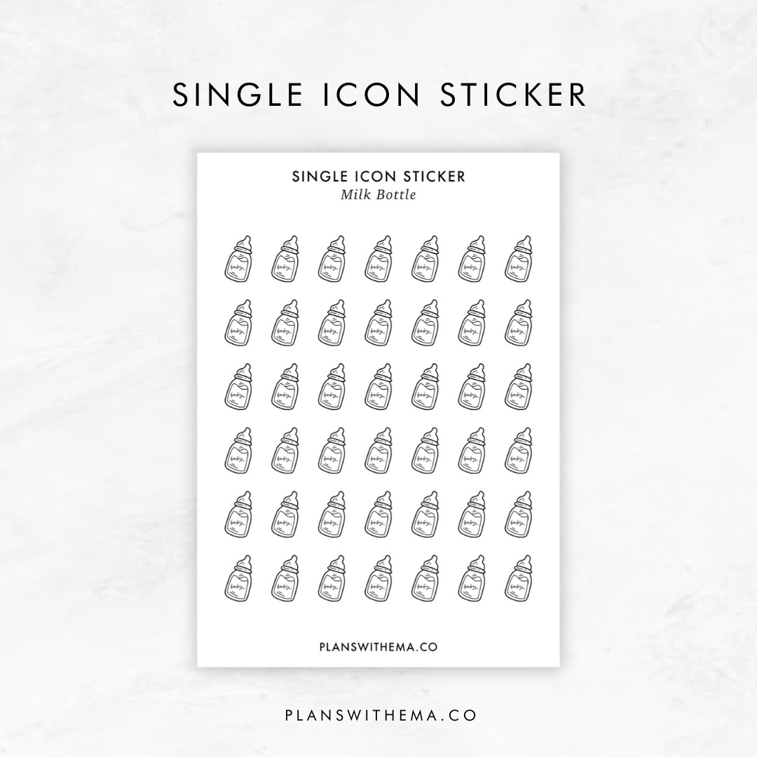 Single Icon Sticker