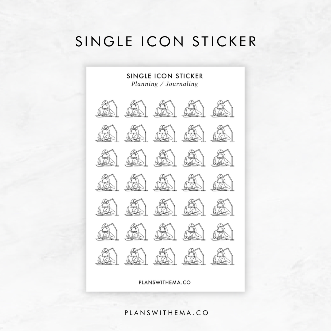 Single Icon Sticker