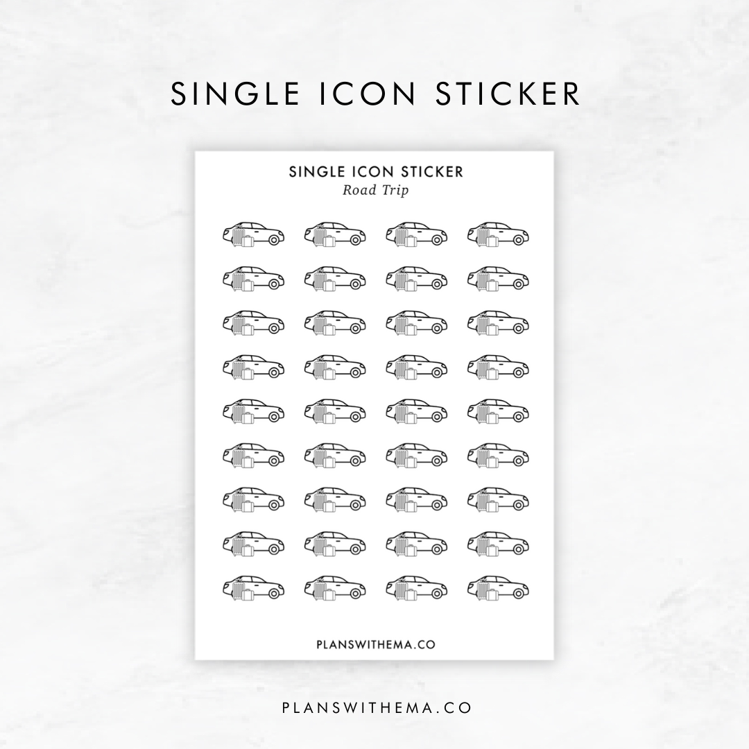 Single Icon Sticker