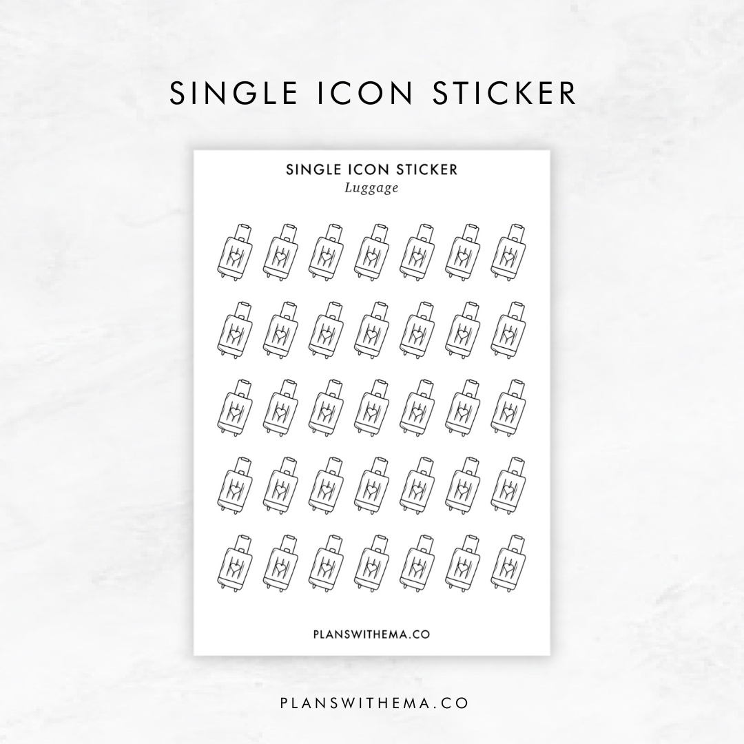 Single Icon Sticker