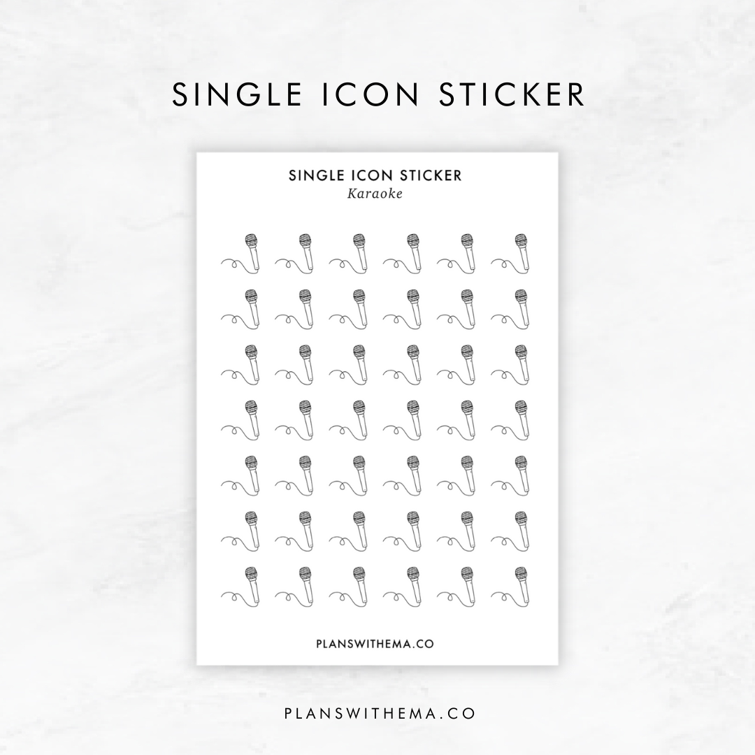 Single Icon Sticker