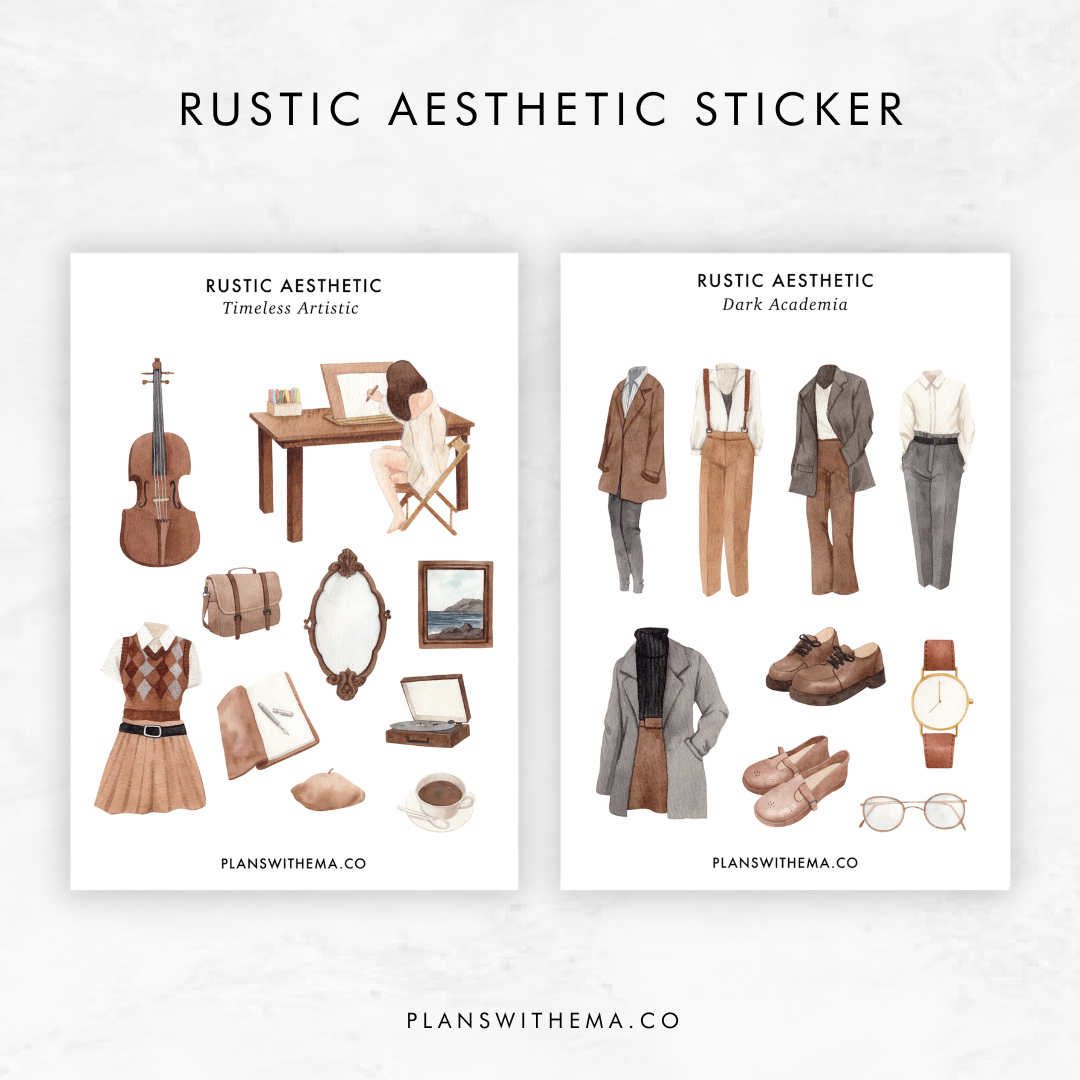 Rustic Aesthetic Sticker