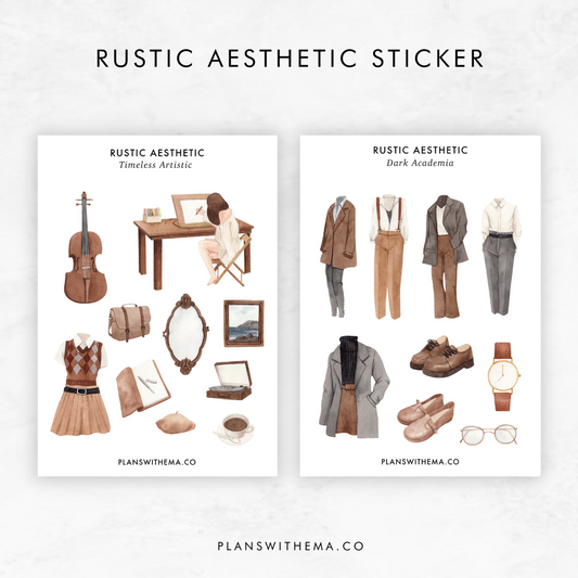 Rustic Aesthetic Sticker