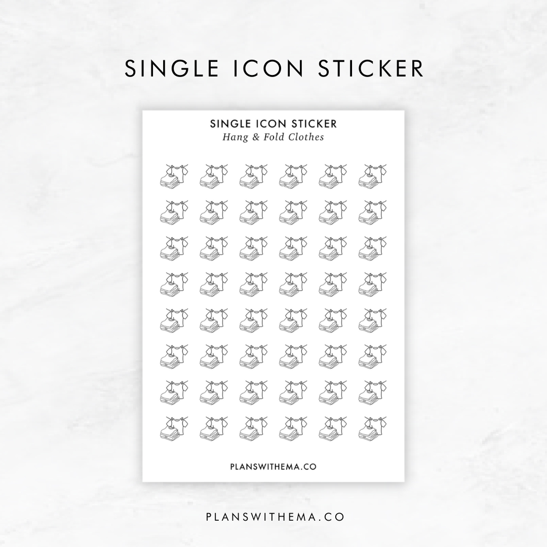 Single Icon Sticker