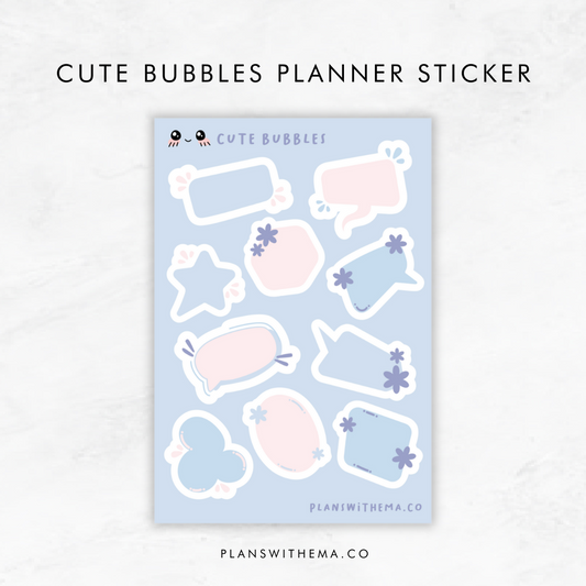 Cute Bubbles Sticker