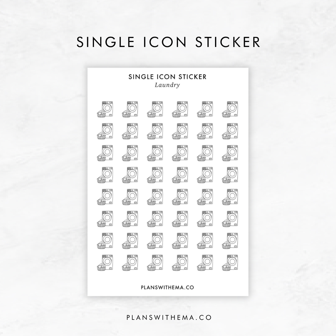 Single Icon Sticker