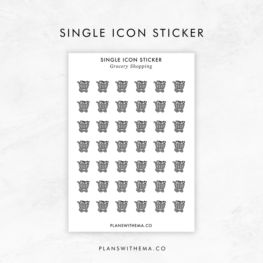 Single Icon Sticker