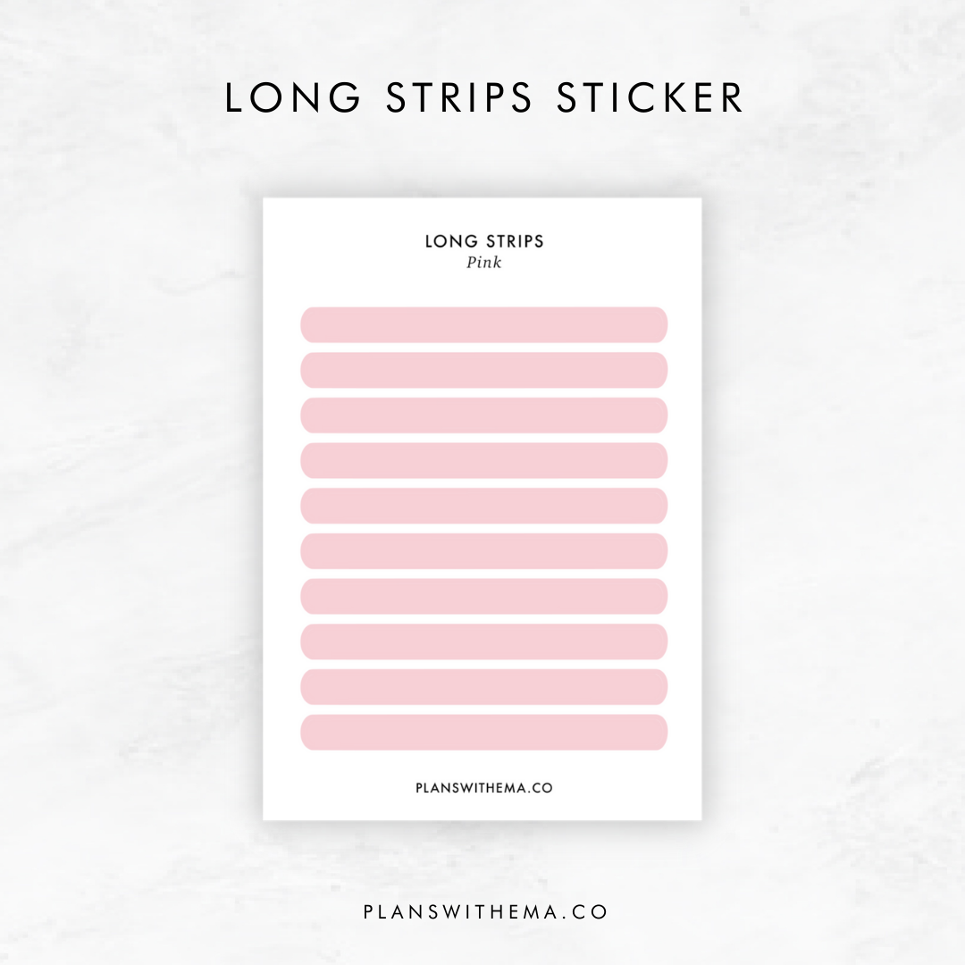 Long Strips Stickers