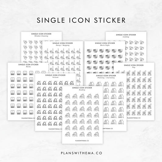 Single Icon Sticker