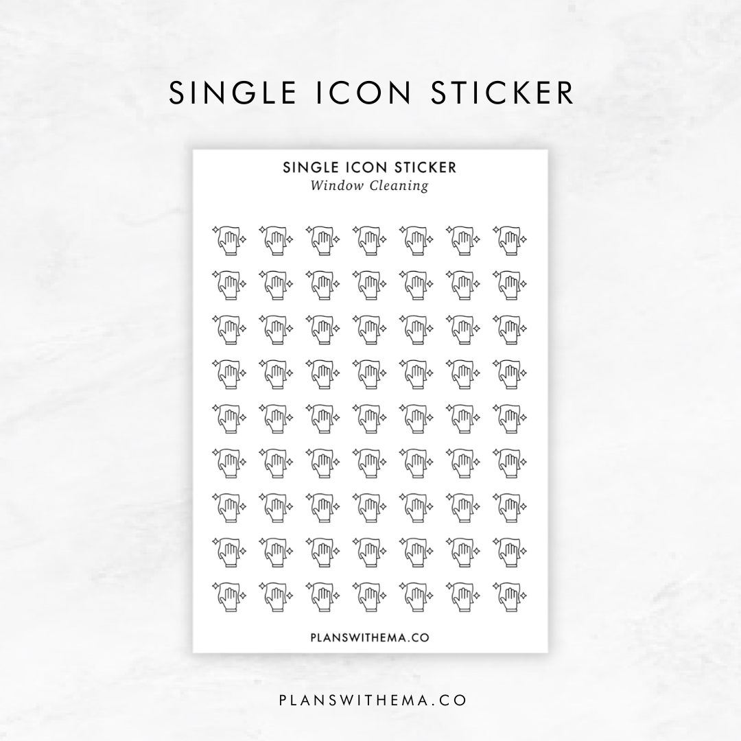 Single Icon Sticker