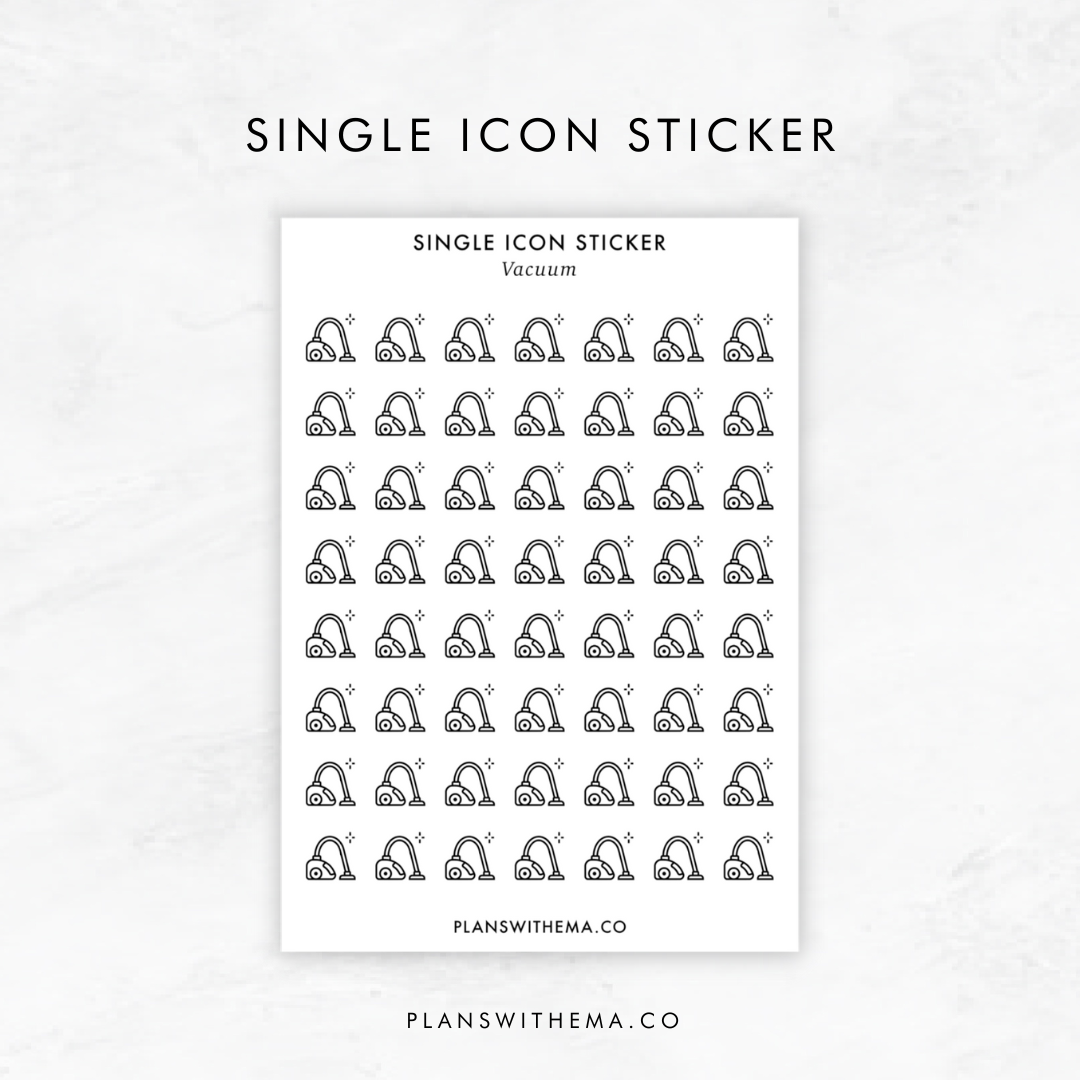 Single Icon Sticker