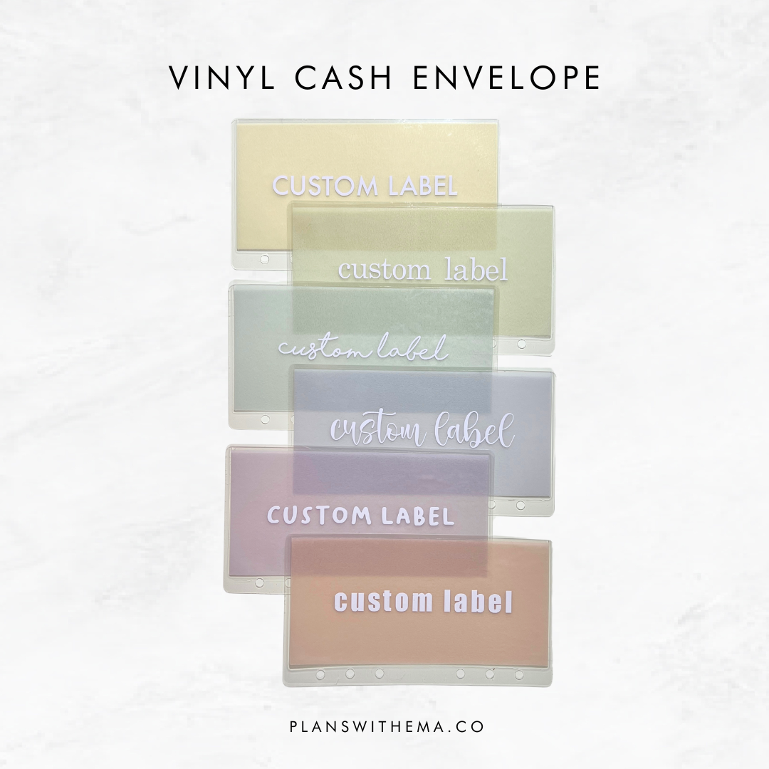 Vinyl Cash Envelope