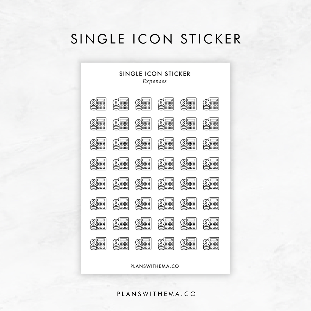 Single Icon Sticker