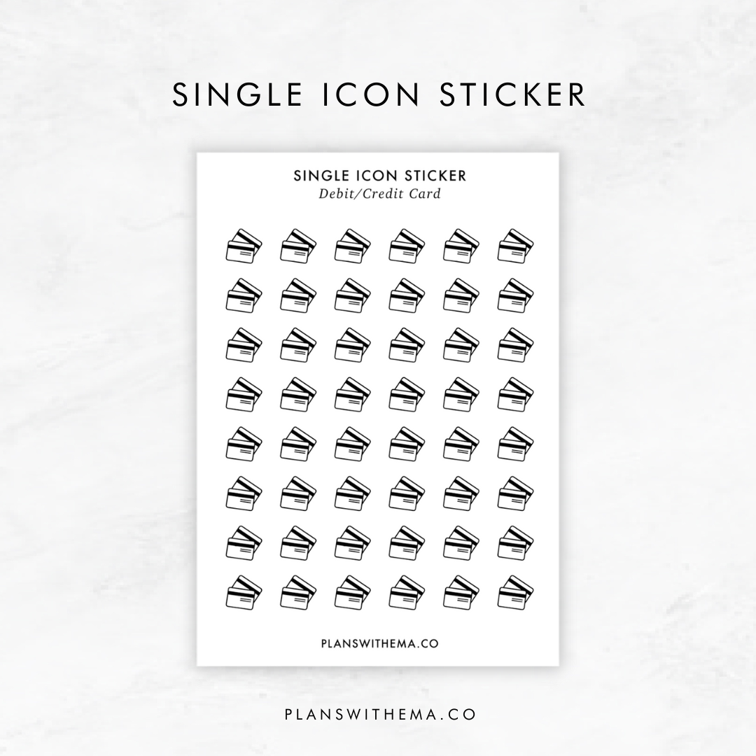 Single Icon Sticker