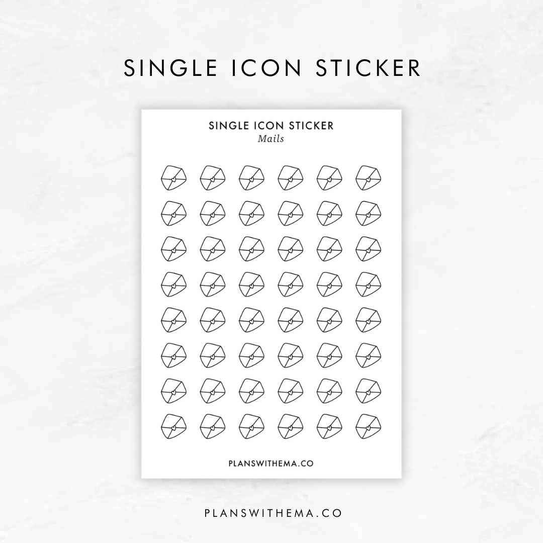 Single Icon Sticker