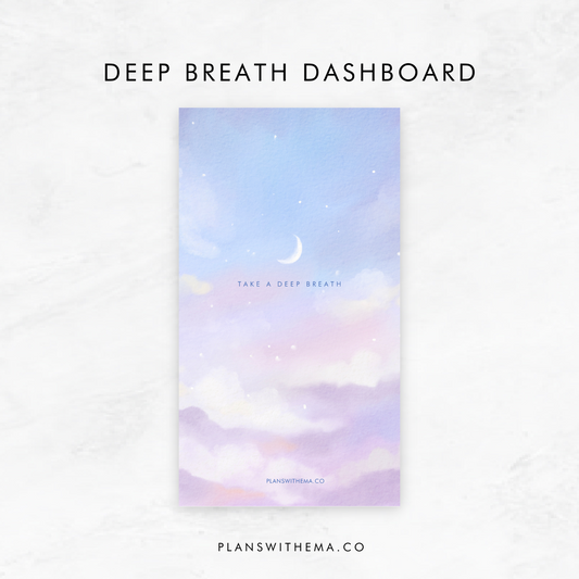 Deep Breath Planner Dashboard