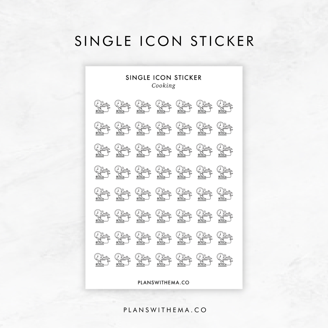 Single Icon Sticker