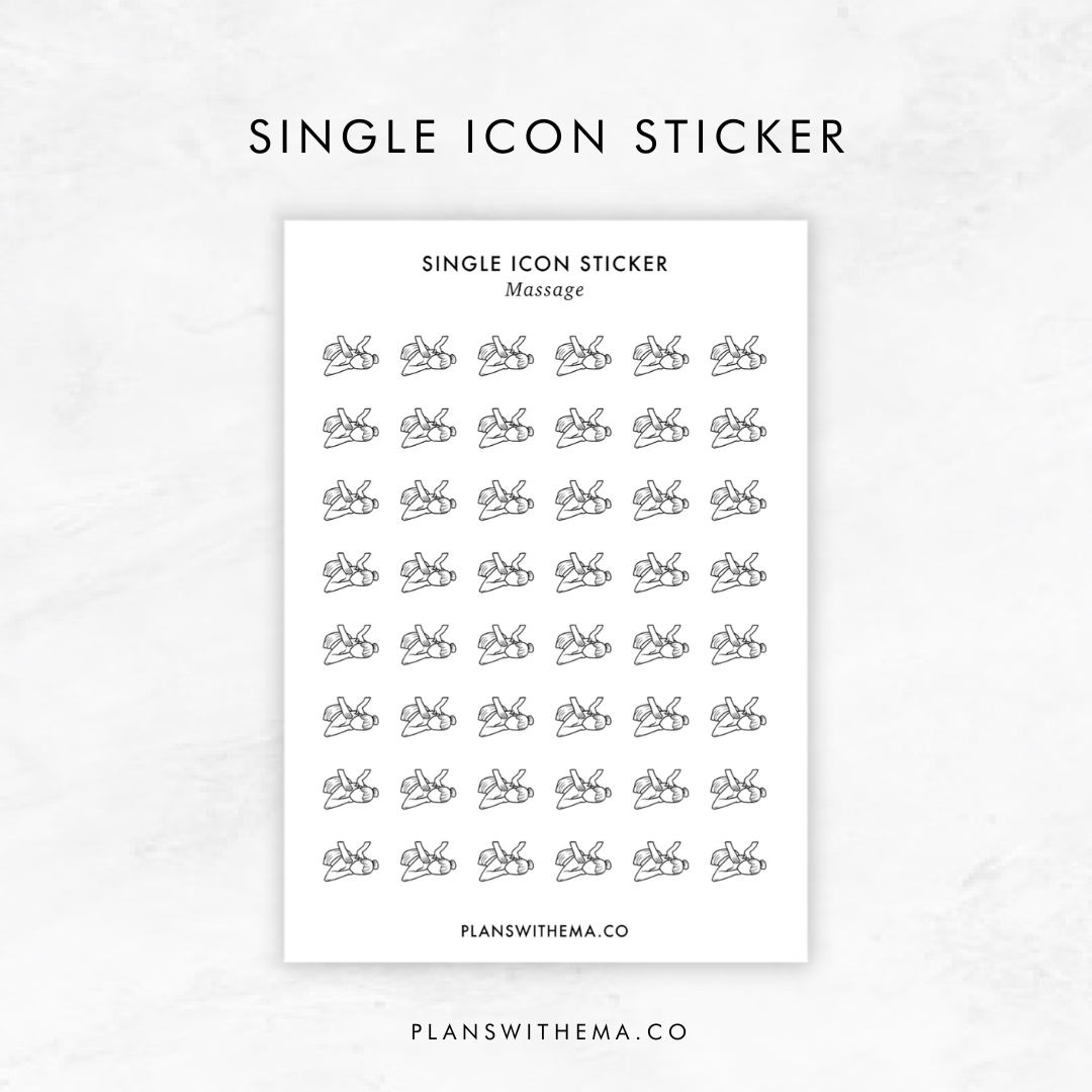 Single Icon Sticker