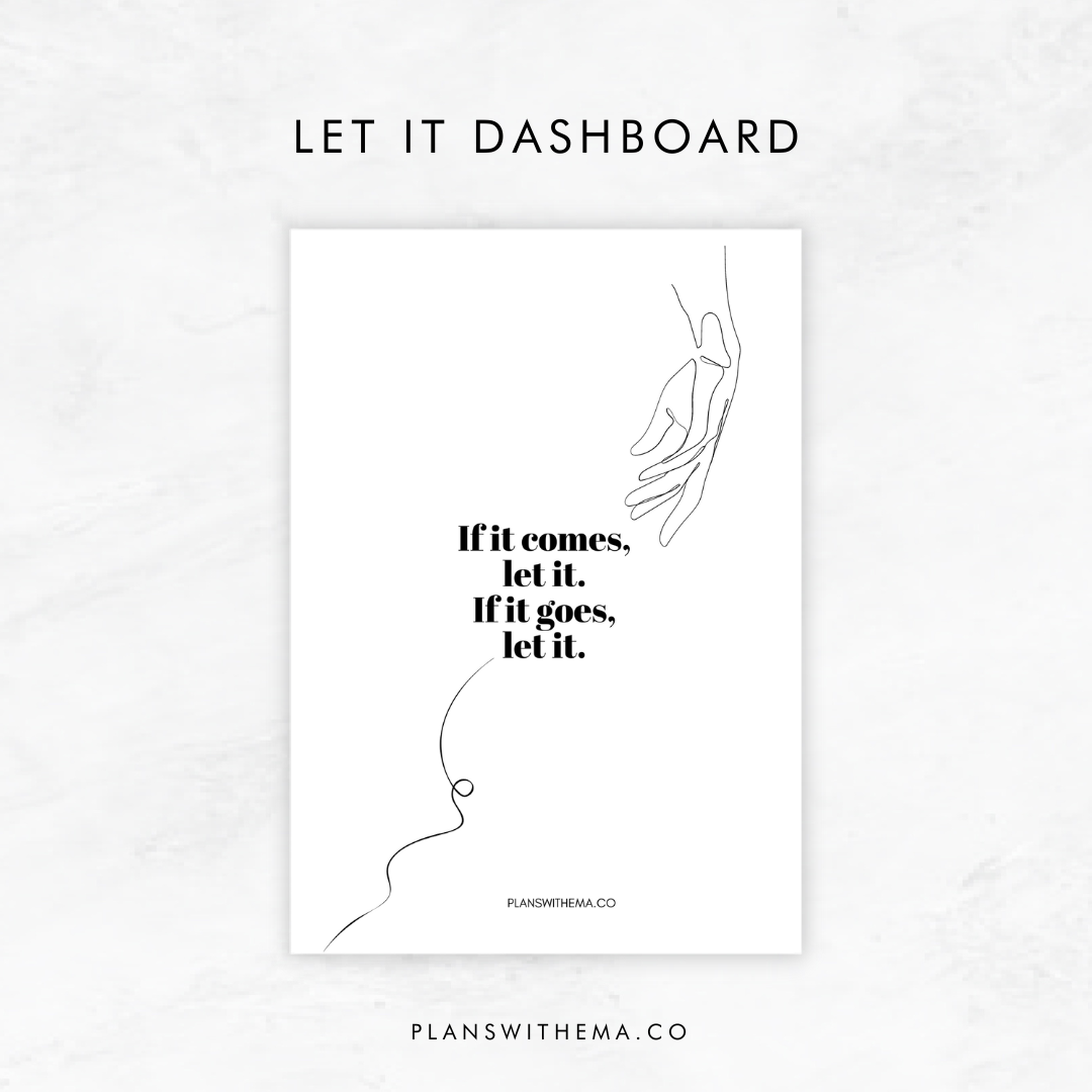 Let It Dashboard | Printable