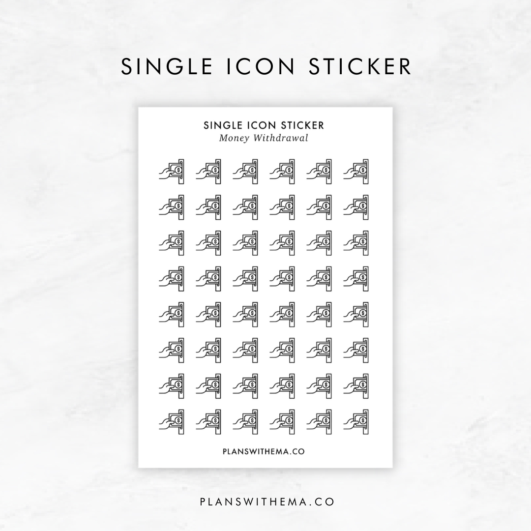 Single Icon Sticker