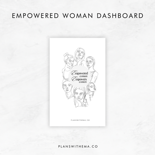 Empowered Woman Planner Dashboard