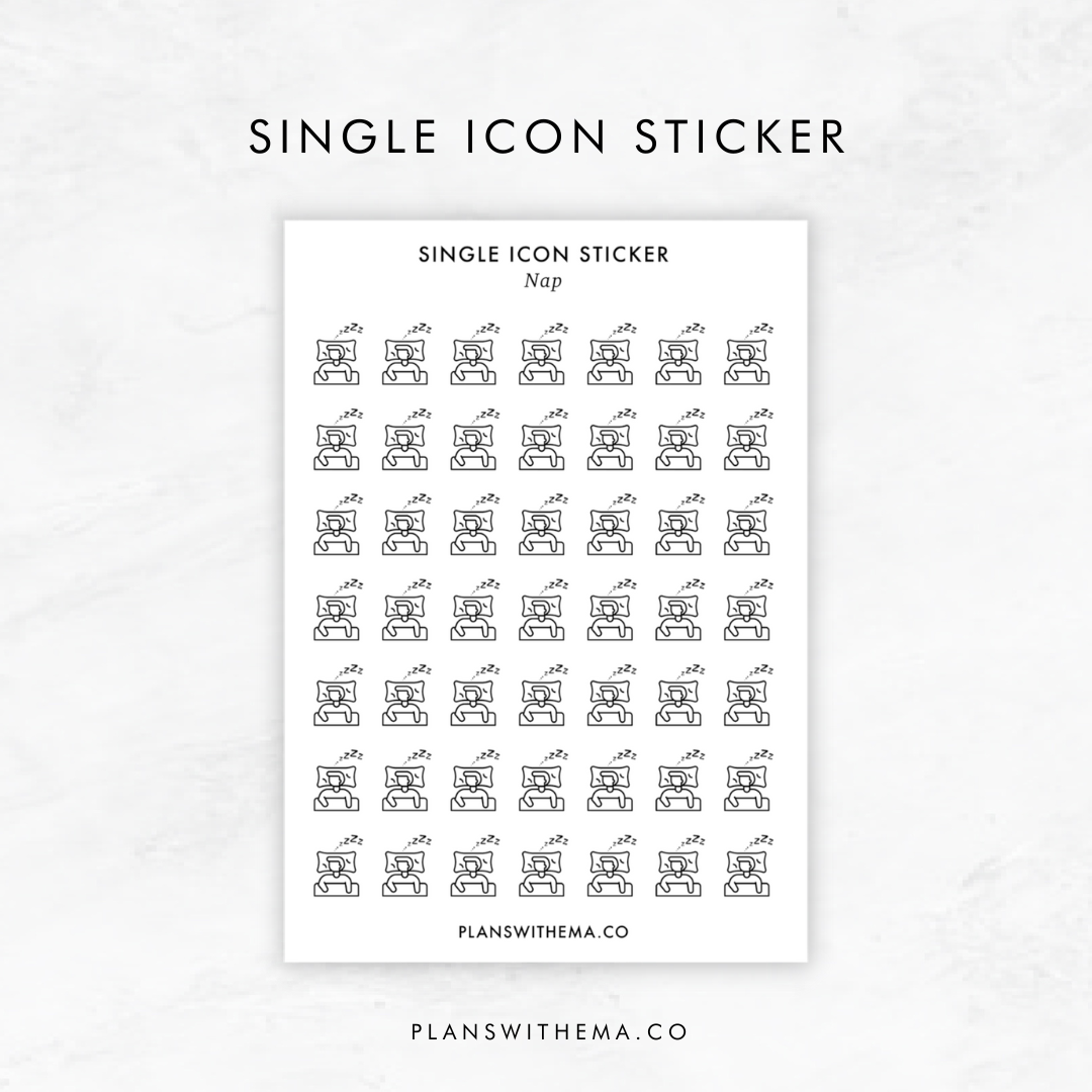 Single Icon Sticker