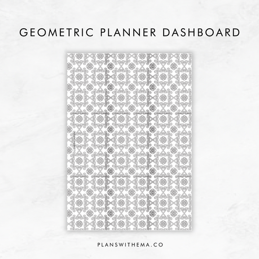 Geometric Planner Dashboard