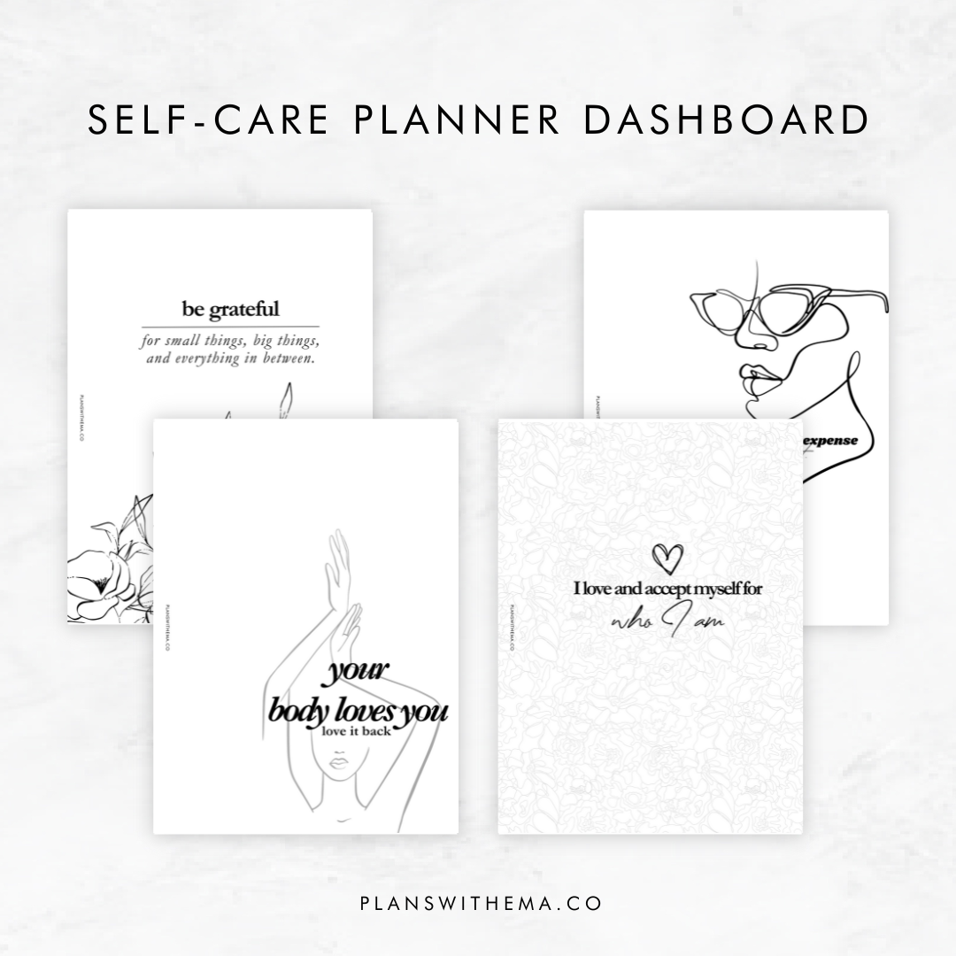 SELF-CARE PLANNER DASHBOARD