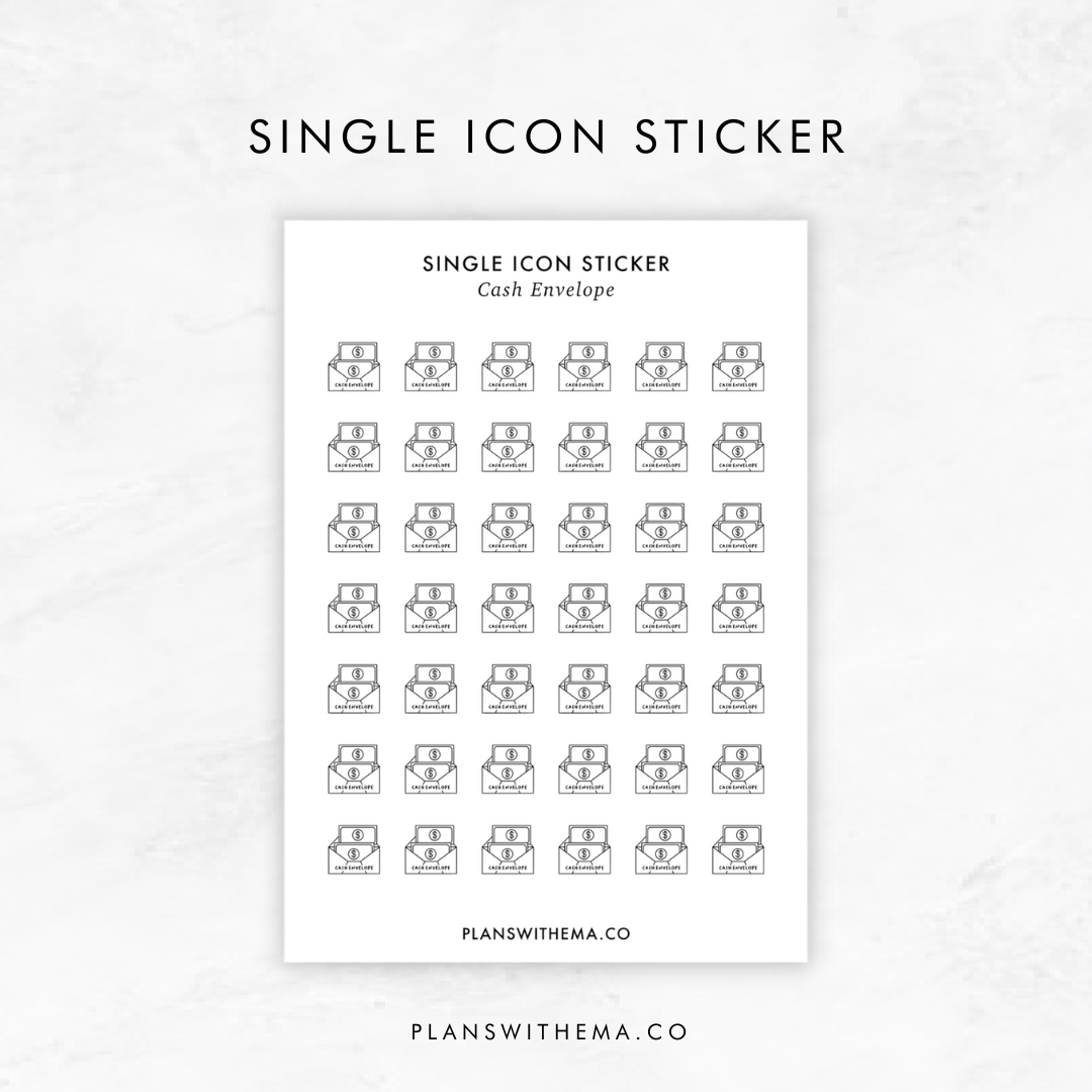 Single Icon Sticker