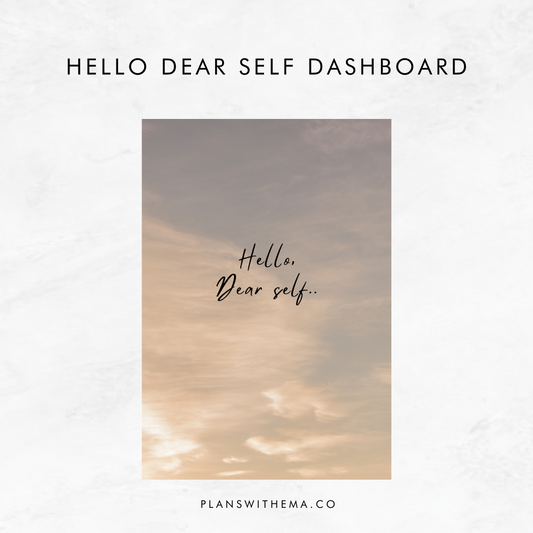 Hello Dear Self Planner Dashboard