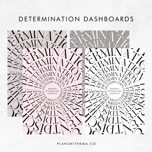 Determination Dashboard | Printable