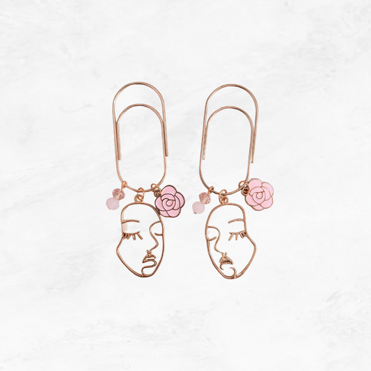 Flower Girl Paper Clips