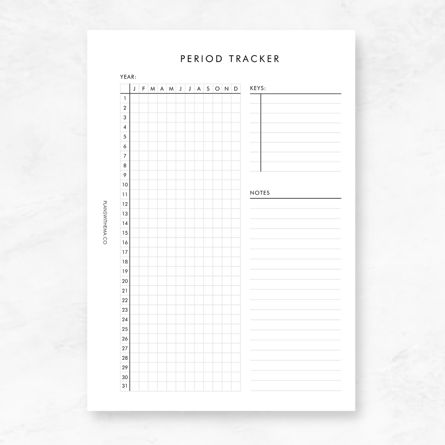 Health Bundle Planner Inserts