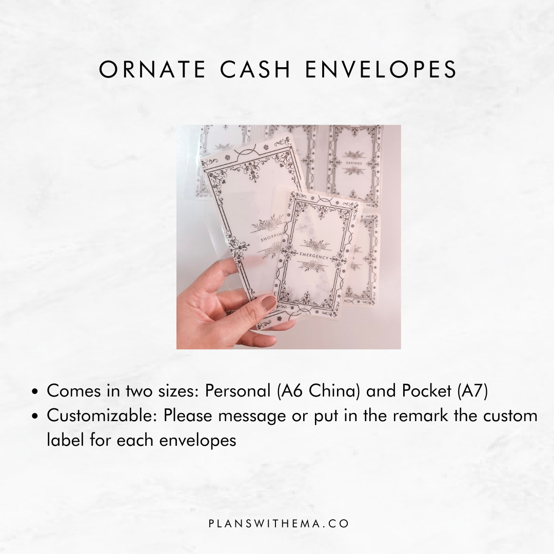 Ornate Cash Envelopes