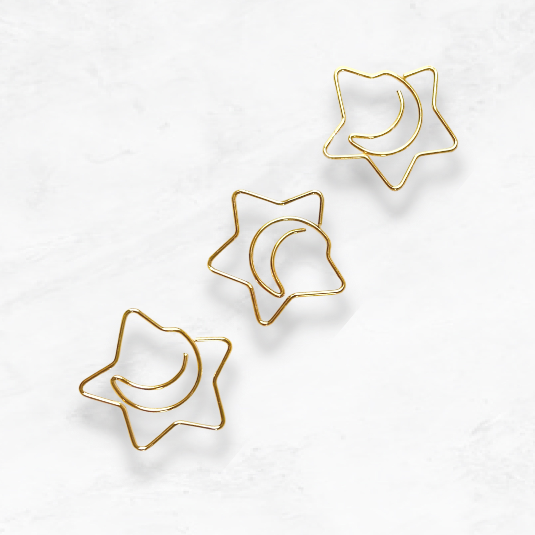 Gold Star Paper Clips