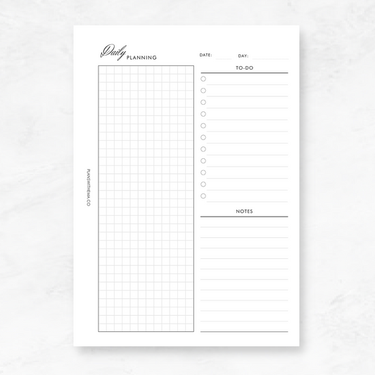 Daily Planner Inserts | D003 Printable