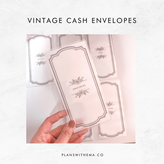 Vintage Cash Envelopes