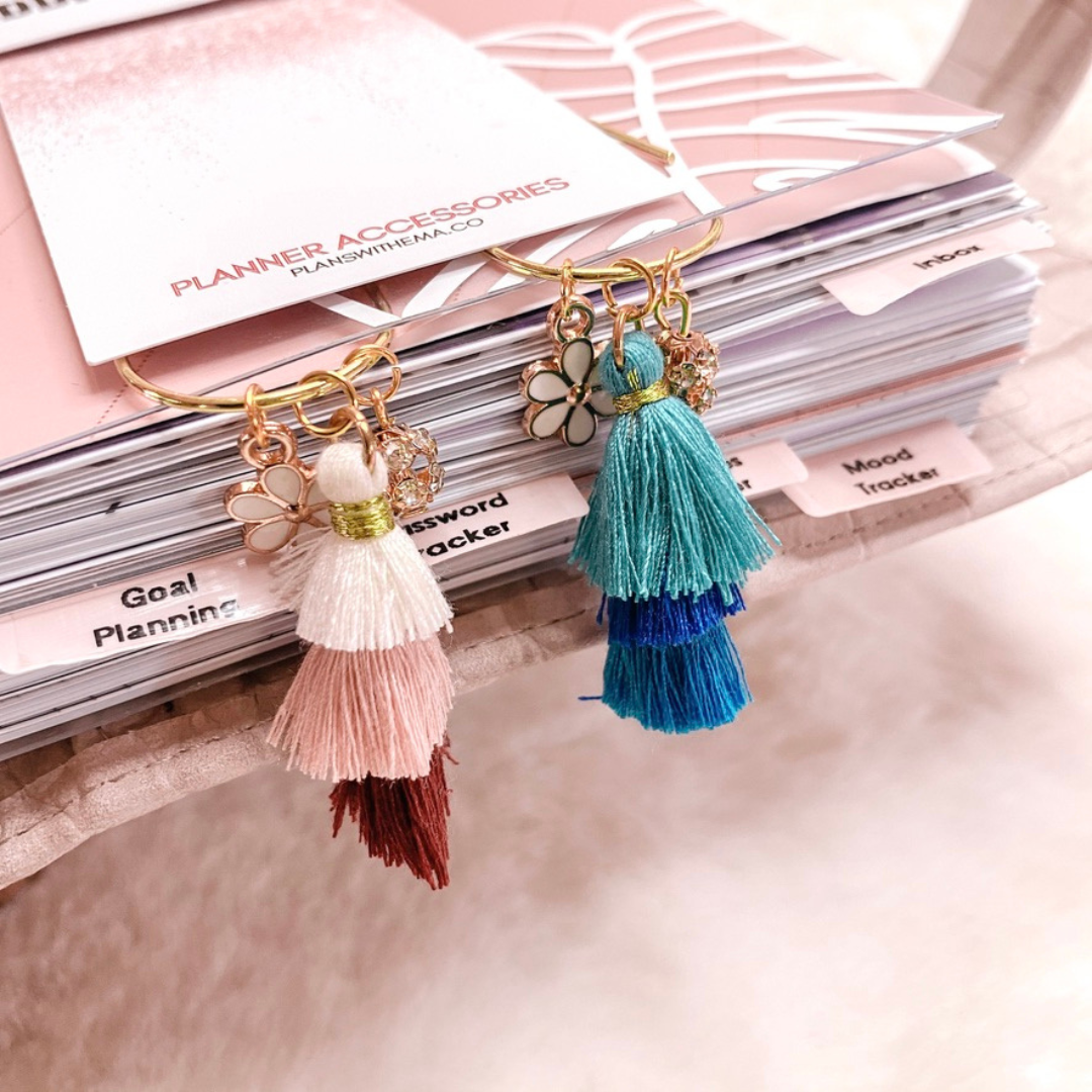 Tassel Charm Paper Clips