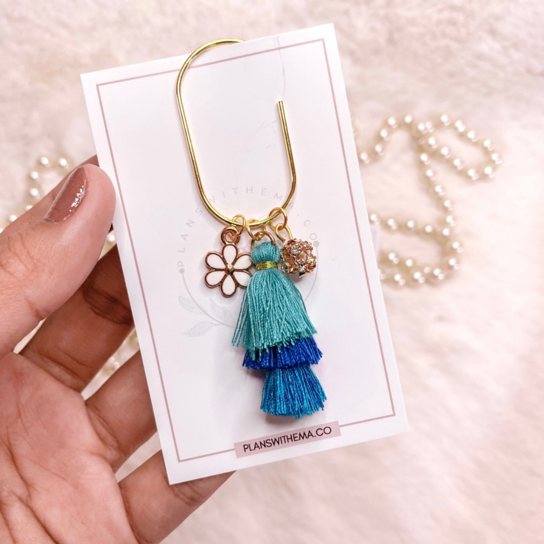 Tassel Charm Paper Clips