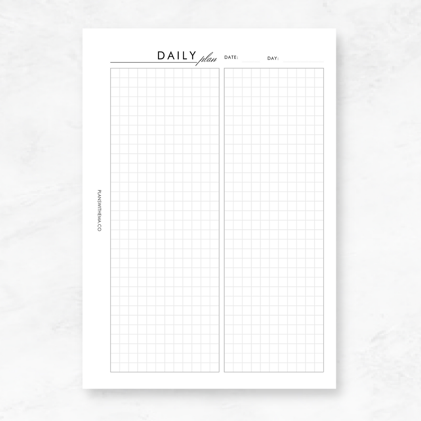 Daily Planner Inserts | D005