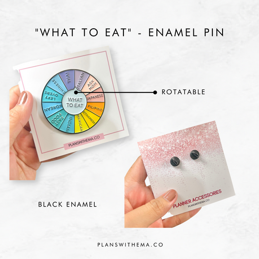 "What to eat" - Enamel Pin